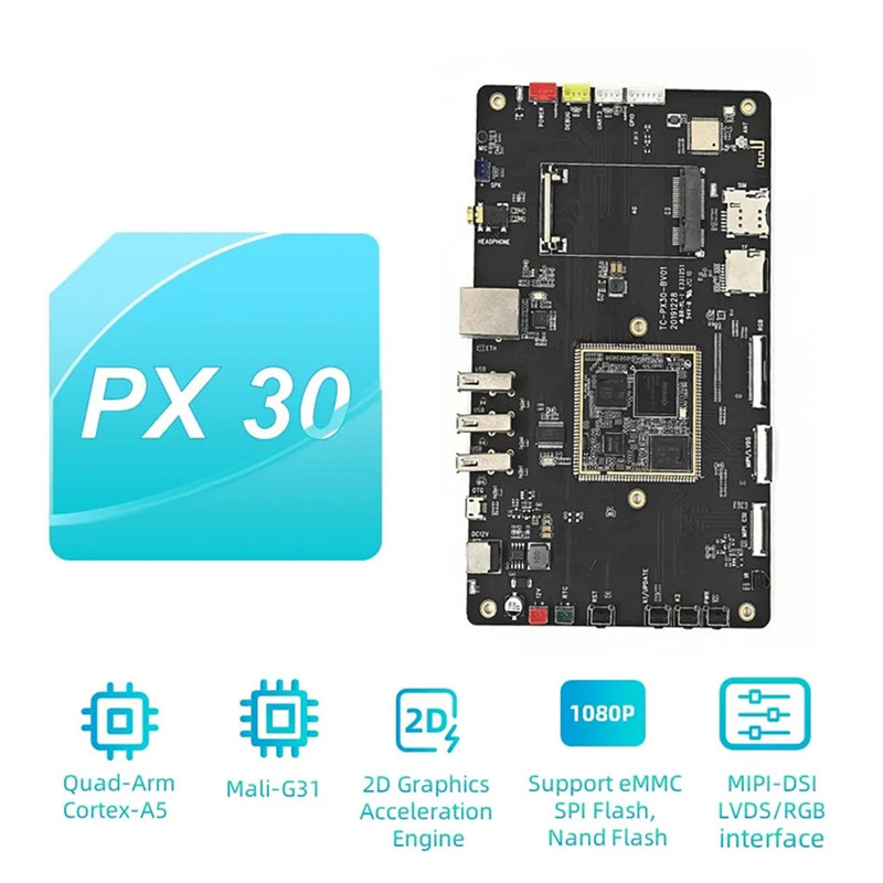 Rockchip px30 четириядрен 64-битов съвет за развитие